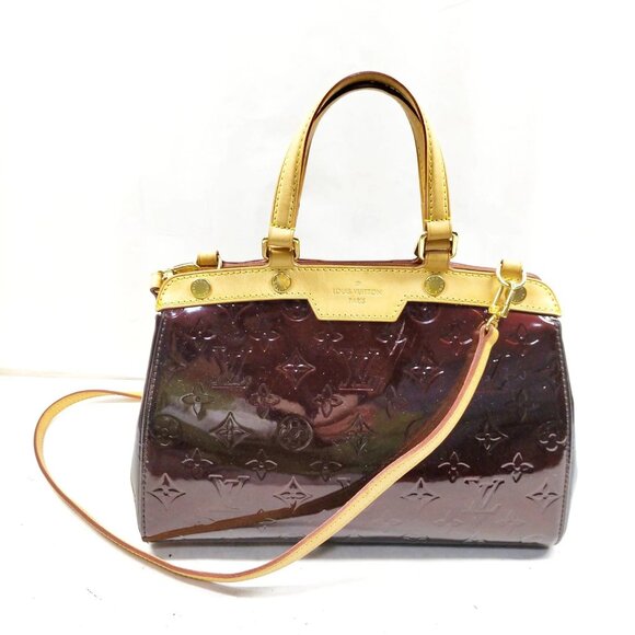 Louis Vuitton LV Hand Bag Brea MM purple Vernis 547-070525 - Picture 1 of 14